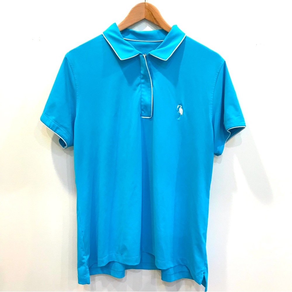 Peter Millar Turquoise Golf Polo Shirt (XL)